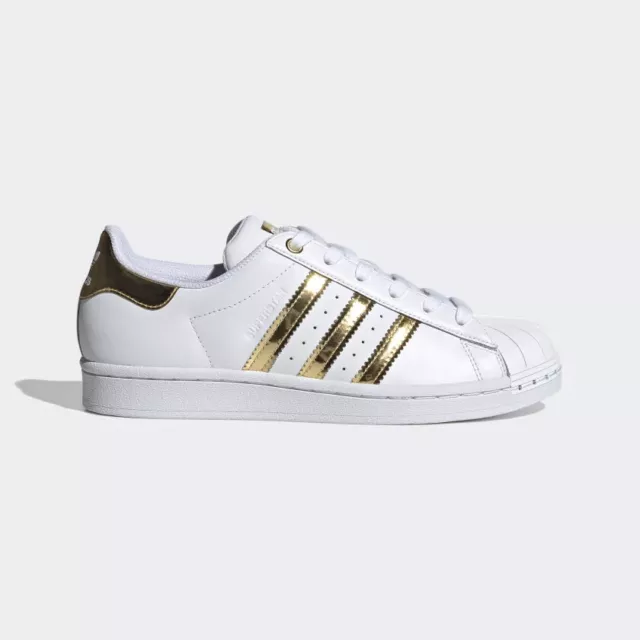 ADIDAS SUPERSTAR METAL toe white black uk 8.5 70.00 PicClick UK