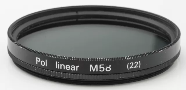 HAMA Pol linear M58 58mm 58 mm  Polfilter  Filter