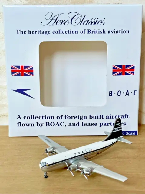 Aeroclassics 1:400 BOAC Boeing B 377 Stratocruiser  Reg: G-AKGL, mint boxed