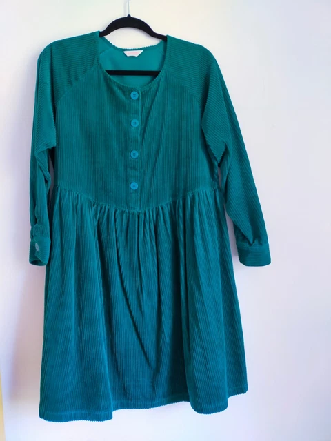GORMAN MINA EMERALD Corduroy Cord Smock Dress Size 10 $120.00 - PicClick AU