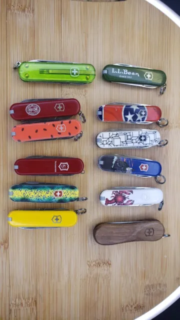 Victorinox Classic SD Mini Swiss Army Pocket Knife Assrtd Colors Pre-Owned 58mm 6