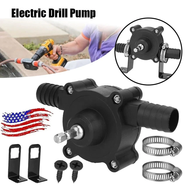 Hand Electric Drill Drive Self Priming Pump Home Oil Fluid Water Transfer Tools