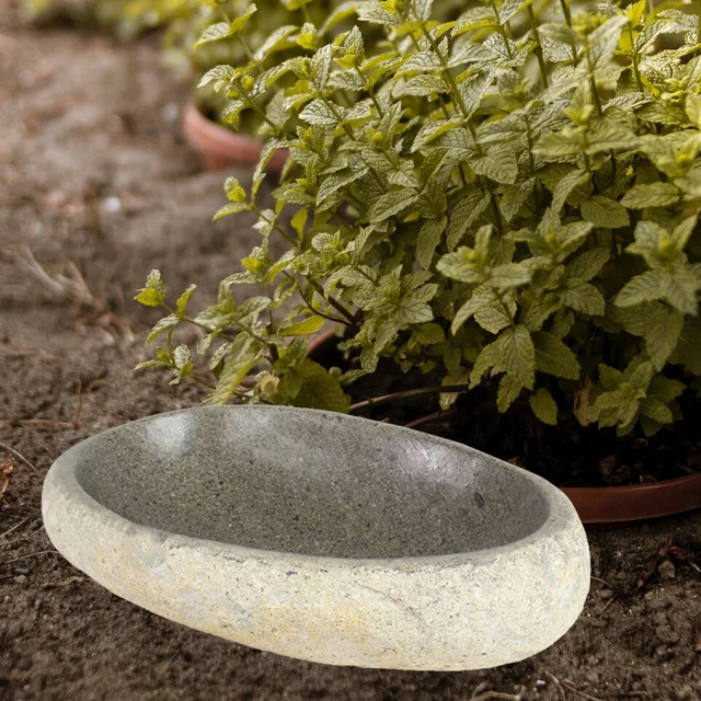 Vogelfutterstelle Mit Vogelbad - Futterspender Kombi Für Garten