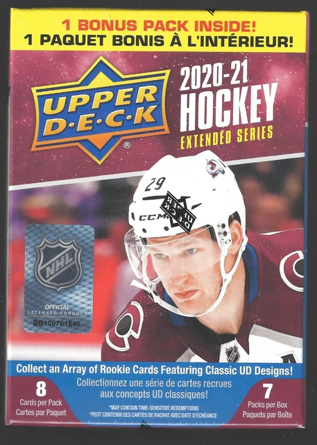 2020-21 Upper Deck Extended Series Hockey Factory Sealed Blaster Box NEW 7 Packs