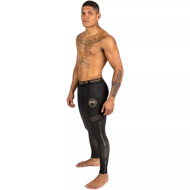 Venum Santa Muerte Dark Side Black/Brown Spats 2