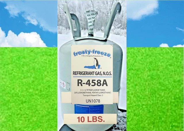 R458a, Refrigerant, EPA APPROVED & eBay Allowed, 10 Lbs. TDX-20, Bluon