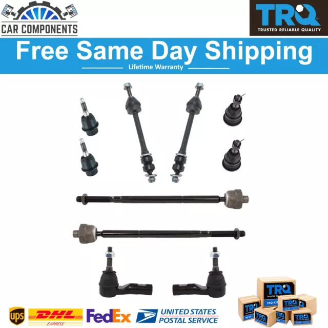 TRQ New Front Steering Suspension Kit For 2013-2019 Ram 1500