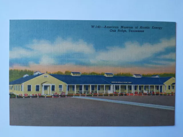 American Museum Of Atomic Energy Oak Ridge Tennessee TN Linen Postcard