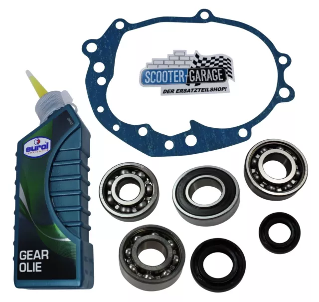 Getriebe Lager Set / Dichtung für Peugeot Jetforce C-Tech 50 Speedfight 3 50 2T