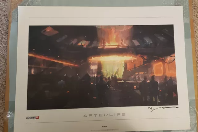 Mass Effect 2 AfterLife Lithograph Signed & Numbered 98/300