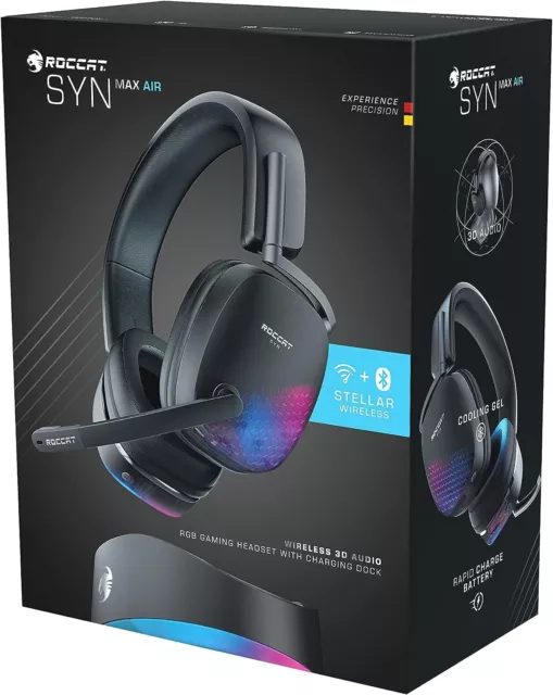 Casque Syn Max Air Roccat avec Station de Charge / Vendeur Pro Français