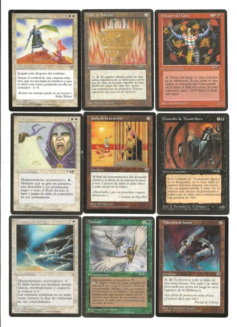 LOTE 9 MAGIC RESERVED LIST Cards MTG Spanish Out of Print LP / EX x9 Lot EUR 9,00 - PicClick ES LOTE 9 MAGIC RESERVED LIST Cards MTG Spanish Out of Print LP / EX x9 Lot EUR 9,00 - PicClick ES