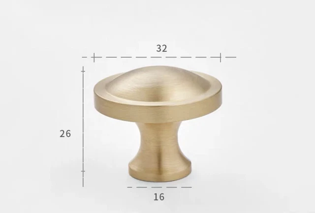 Pure Copper Cabinet Knobs Drawer Pull Knobs Pure Cooper Material High Quality