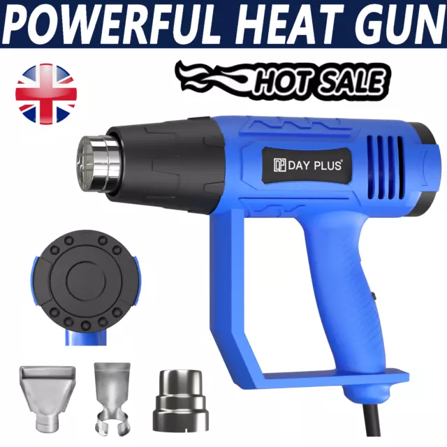 2000W Mini Heat Gun Hot Air Gun Shrink Wrap Embossing Drying Paint Craft Tool