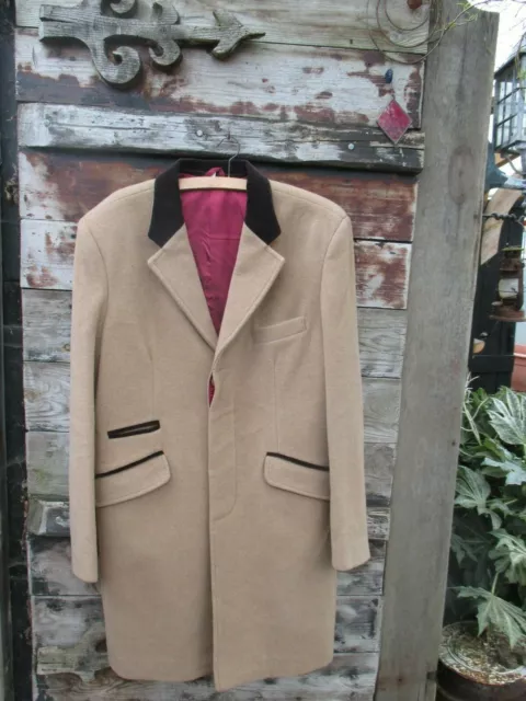 TEDDY BOY DRAPE Jacket 38” 1950 Rock 'N' Roll Smart Crombie Style New  £75.00 - PicClick UK