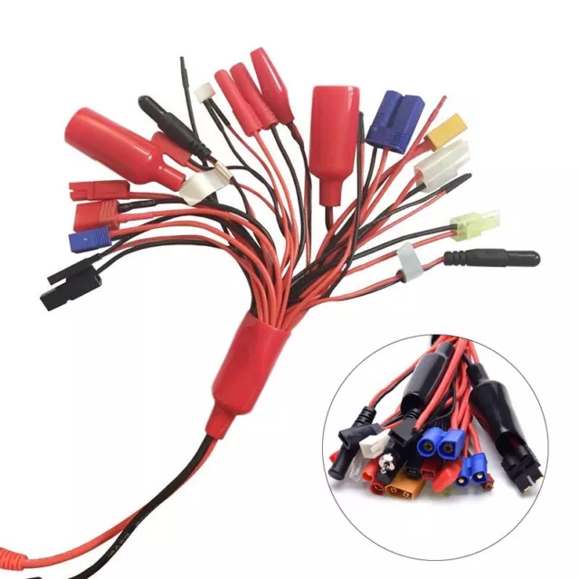 Cable de charge Pour lipo batterie Pi��ces Outil 19 en 1 Chargeur multiple Prise