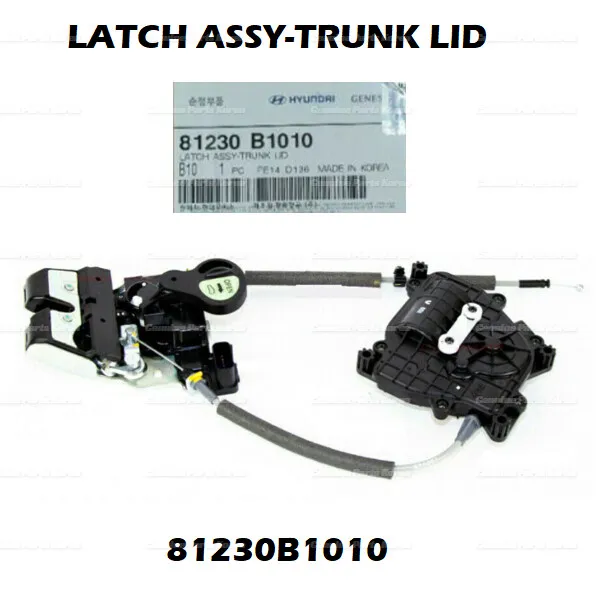 ⭐Genuine⭐ Latch Assembly Trunk Lid 81230B1010 for Hyundai Genesis G80 2015-2020