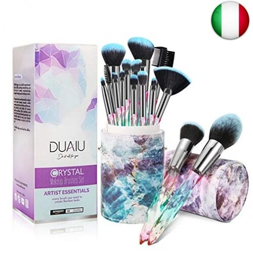 Pennelli Trucco FILY DUAIU 15 Pennelli Make Up premium Set di manici in