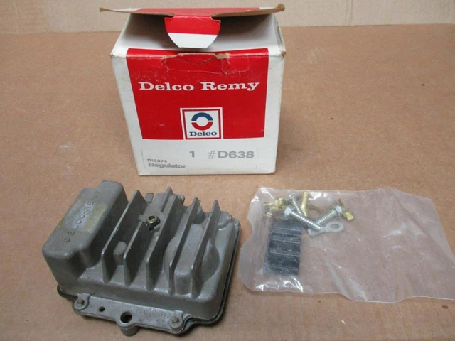 DELCO REMY D638 1116374 NOS 100 Amp Voltage Regulator $113.58 - PicClick CA