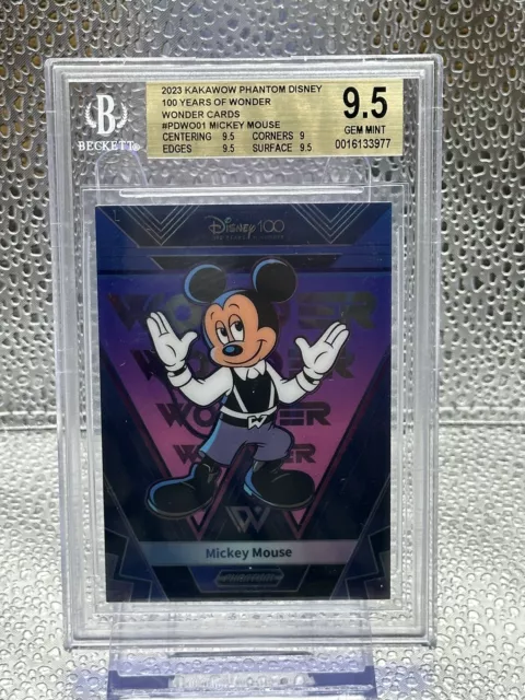 2023 Disney Phantom 100 Wonder Mickey Mouse BGS 9.5