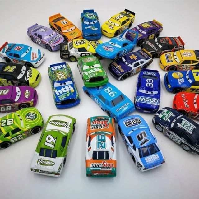 Disney Pixar Cars Racers of Lightning McQueen Diecast Toy Vehicle 1:55 Kids Gift