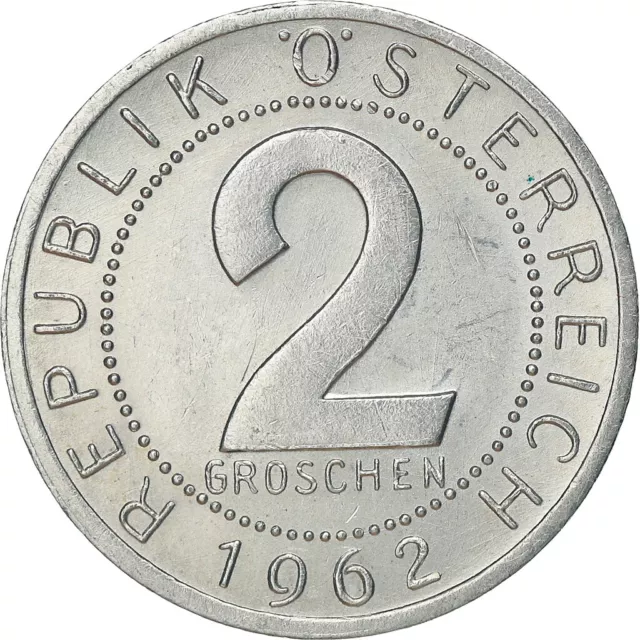 [#829108] Coin, Austria, 2 Groschen, 1962, AU, Aluminum, KM:2876 2