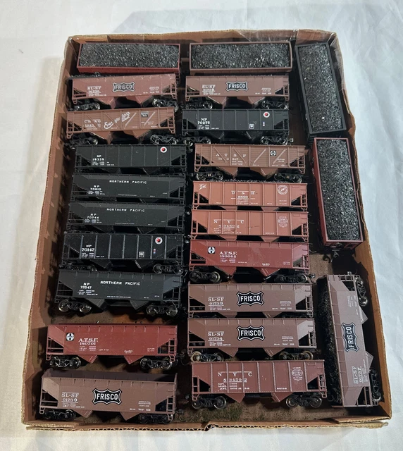 23 HO Model Railroad Kit Coal Cars 1 Atlas The Rest Unbranded