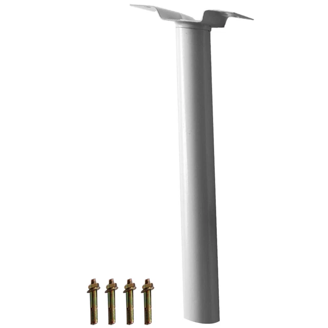 1 juego de soporte solar para farolas lámpara solar soporte de metal farola