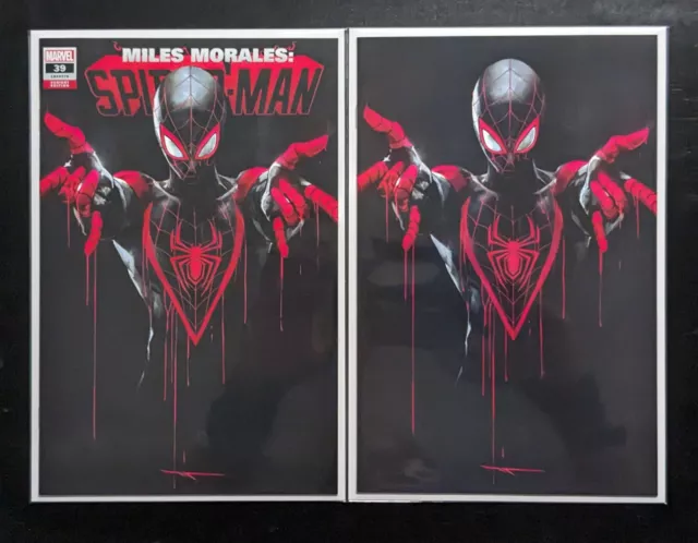 Miles Morales Spider-Man #39 Ivan Tao Drip Variant Set Trade Dress + Virgin  VF+