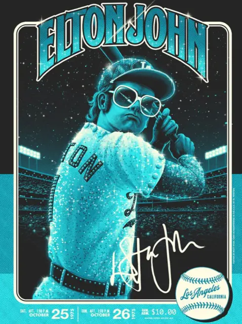 Elton John - Farewell Tour - HD Print Poster Artwork A3 - FREE NEXT DAY DELIVERY