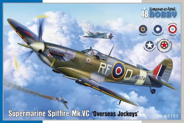 Special Hobby 1/48 WWII British Supermarine Spitfire Mk.VC "Overseas Jockeys"