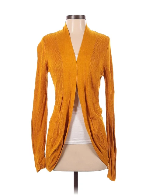 And Women Yellow Cardigan S