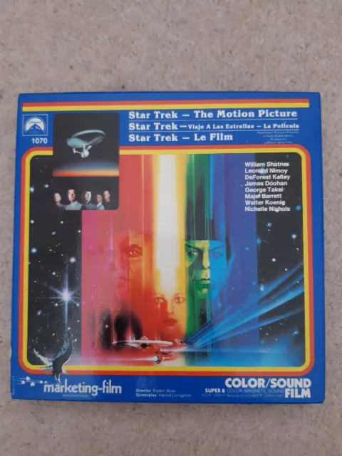 Star Trek The Motion Picture Super 8 Colour Sound Film 400ft Reel