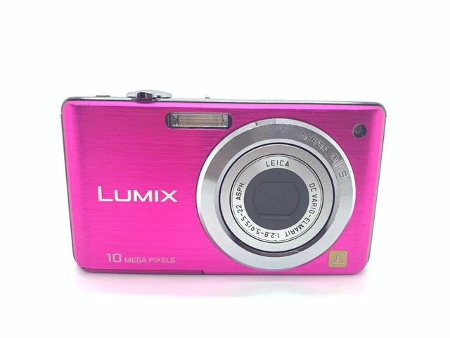 PANASONIC LUMIX DMC-FS7 Pink Purple Digital Camera Used Very