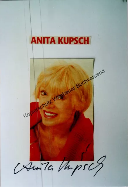 Original Autogramm Anita Kupsch /// Autograph signiert signed signee Kups 294715