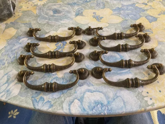 12 Keeler Brass Company KBC Vintage Furniture Handles Pulls