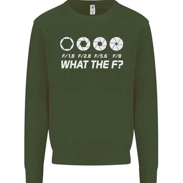 Felpa maglione Photography What the F Stop Photographer da uomo 12
