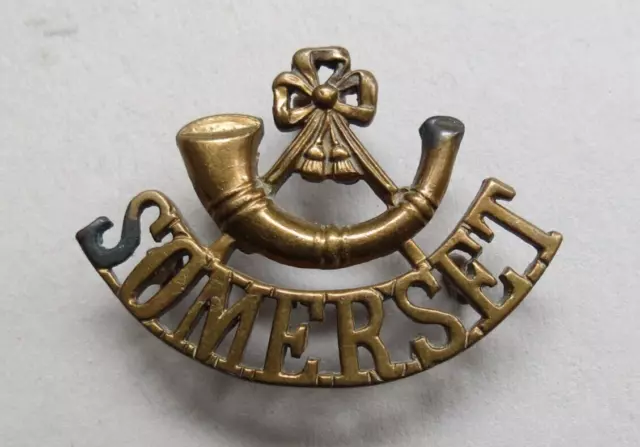 Military One Piece Shoulder Title Somerset Light Infantry British Army Post WW1