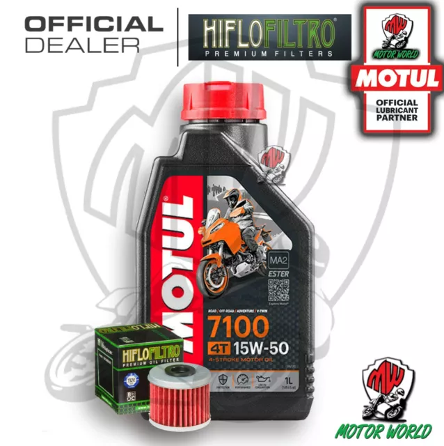 KIT TAGLIANDO 1 LT OLIO MOTUL 7100 15W50 FILTRO Honda CRF 250 R 2010 2011 2012