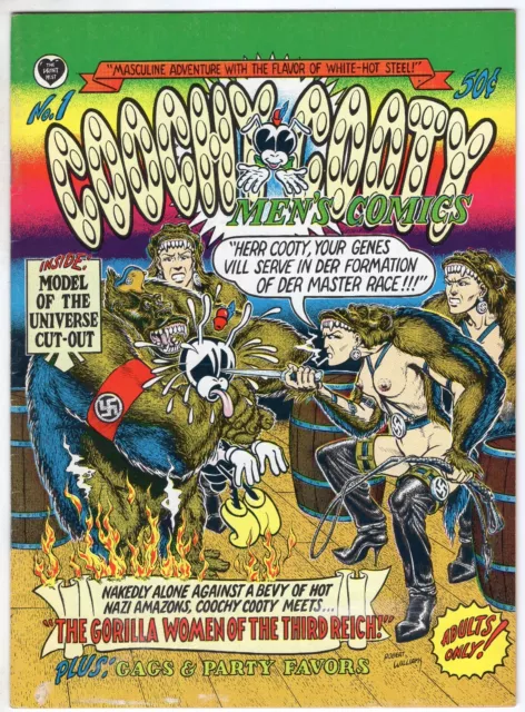 COOCHY COOTY MEN'S COMICS #1 1970 1st Print ROBERT WILLIAMS Underground Comix vg