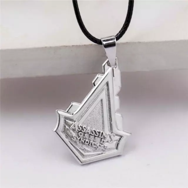 Assassins Creed Syndicate Collier Engrenages Logo Pendentif Rôle Jeu Jeux de Fan 3