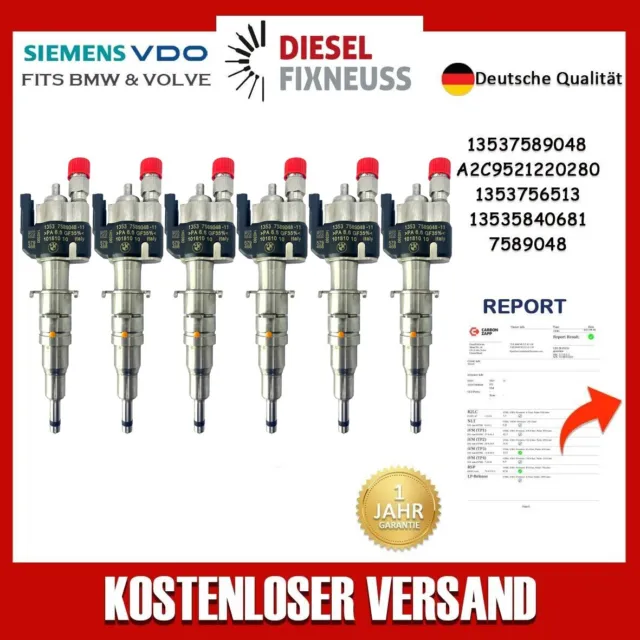 6x Injecteur VDO 13537565137 N43 N53 BMW Essence 13537589048-11