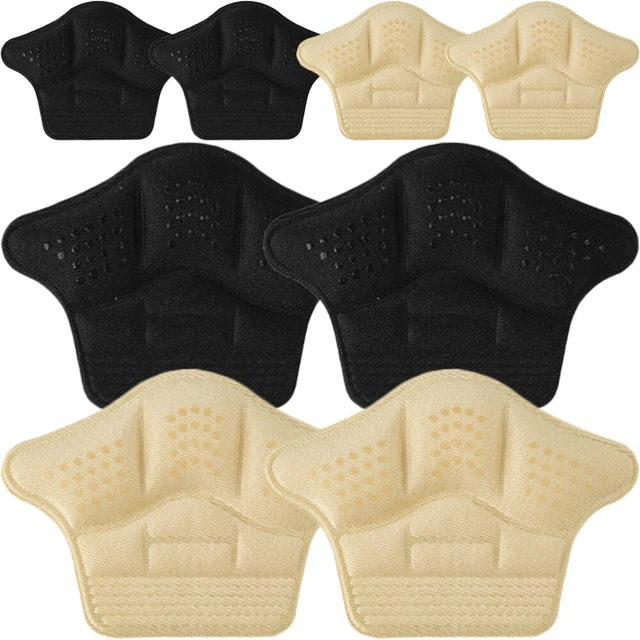 4 Pairs Outdoor Heel Cushions Grips Womens Shoes Adhesive Miss Insole