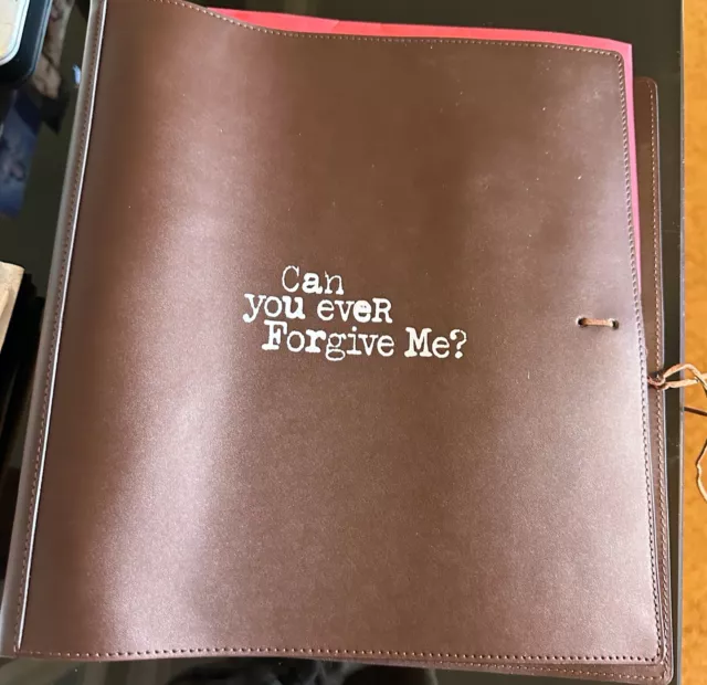 Can You Ever Forgive Me Signed Melissa Mccarthy Leather Signed Screenplay Script