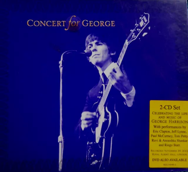 Concert for GEORGE Harrison 2 CD SET + BOOK