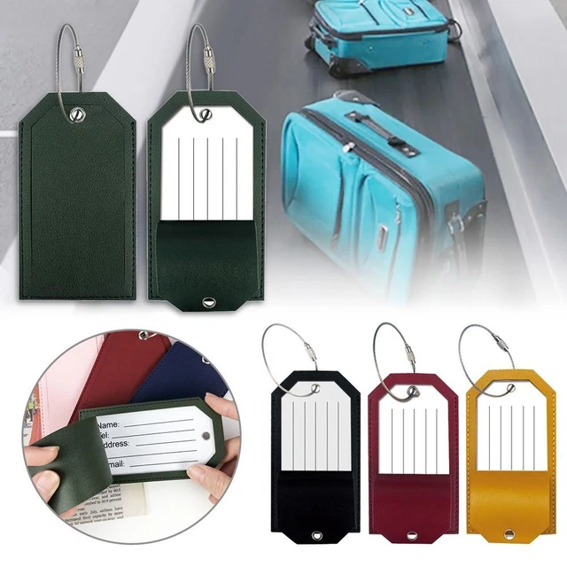 6 Etichette Valigia VEGCOO In Silicone – Impermeabili E Colorate – Motivi Geometrici - 3