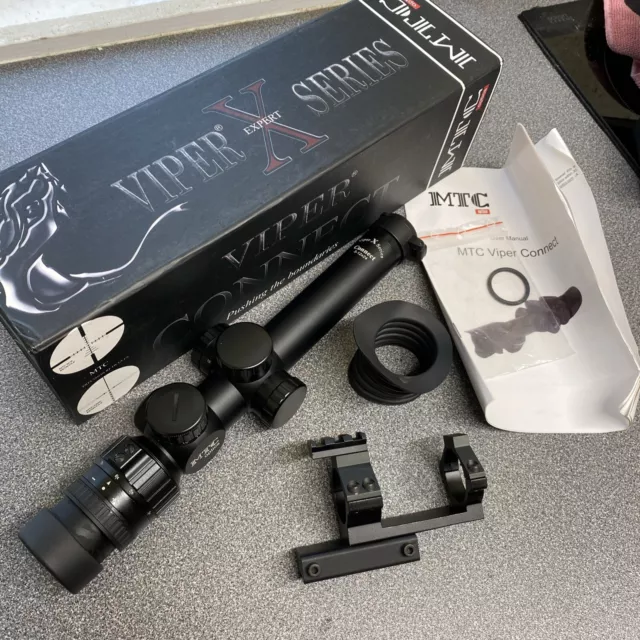 MTC Viper Connect 3-12x24 SCB Gun Sight Rifle Scope