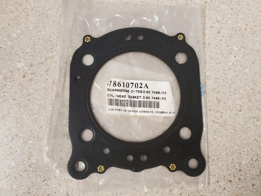 Oem Genuine New Ducati 749 Cylinder Head Gasket 78610702A Nos