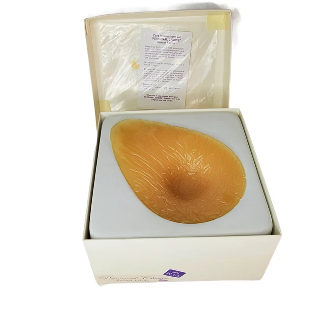 Personal Choice Breast Form Lite Silicone Oval Model #655 Plus Size 9