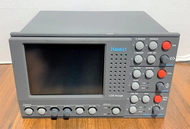 Untested Hamlet Multi-Format HD/SD Waveform Vector Monitor LCD Scope Version E